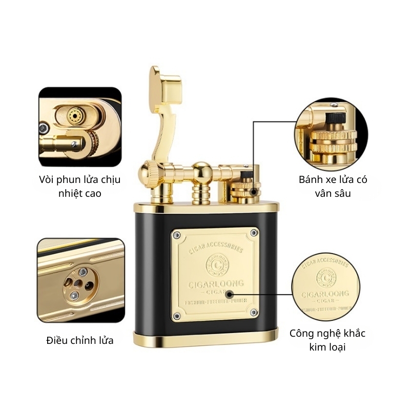 Bộ phụ kiện xì gà 3 món hợp kim kẽm cao cấp CGL1431 8 Bộ phụ kiện xì gà 3 món hợp kim kẽm cao cấp CGL1431 17