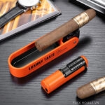 Bộ phụ kiện xì gà gạt tàn bật lửa chống gió CGL1876