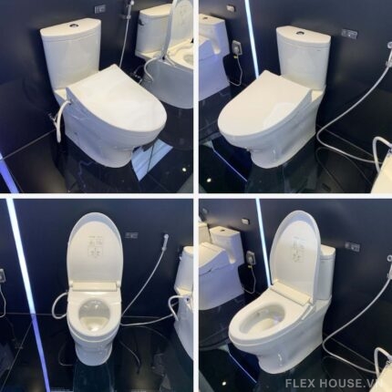 Bồn cầu 2 khối kèm vòi rửa lạnh TOTO CS838DE4