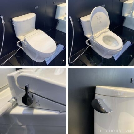 Bồn cầu 2 khối rửa lạnh nắp êm TOTO CS767RE2