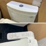 Bồn cầu 2 khối thân dài nắp rửa điện tử TOTO CS769DRW18