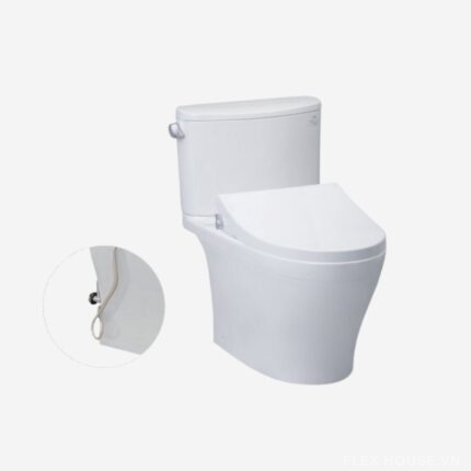 Bồn cầu 2 khối xả xoáy nắp êm TOTO CS767RE4