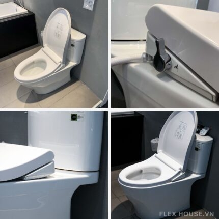 Bồn cầu 2 khối xả xoáy nắp êm TOTO CS767RE4