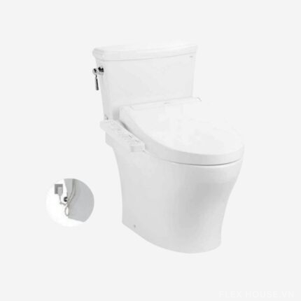 Bồn cầu nắp rửa điện tử thân dài TOTO CS986GW16