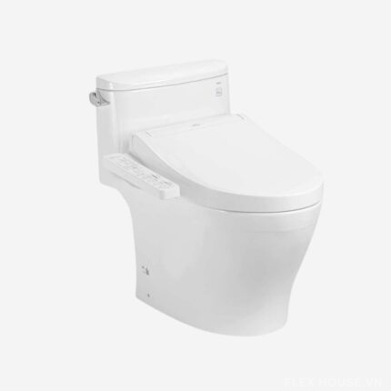 Bồn cầu nắp rửa điện tử thông minh 1 khối TOTO MS887CRW17