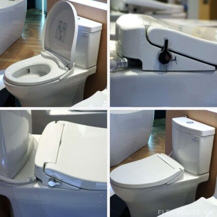 Bồn cầu 2 khối nắp êm rửa lạnh TOTO CS769DRE2