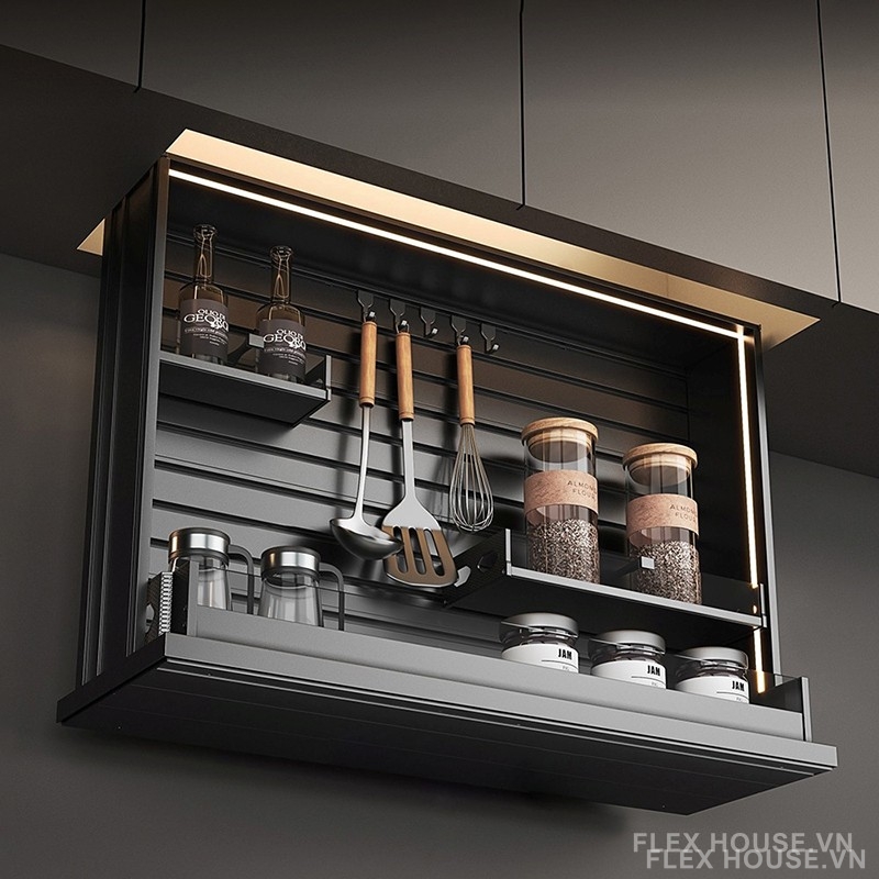 Cách Bố Trí Phụ Kiện Tủ Bếp Hợp Lý Giúp Không Gian Bếp Gọn Gàng 5 Cách Bố Trí Phụ Kiện Tủ Bếp Hợp Lý Giúp Không Gian Bếp Gọn Gàng 1