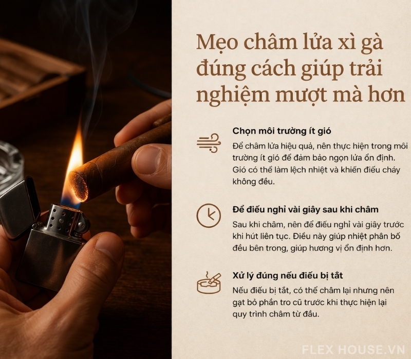 Cách Châm Lửa Xì Gà Không Bị Ám Mùi: Bí Quyết Người Chơi Xì Gà Nên Biết 17 Cách Châm Lửa Xì Gà Không Bị Ám Mùi: Bí Quyết Người Chơi Xì Gà Nên Biết 4