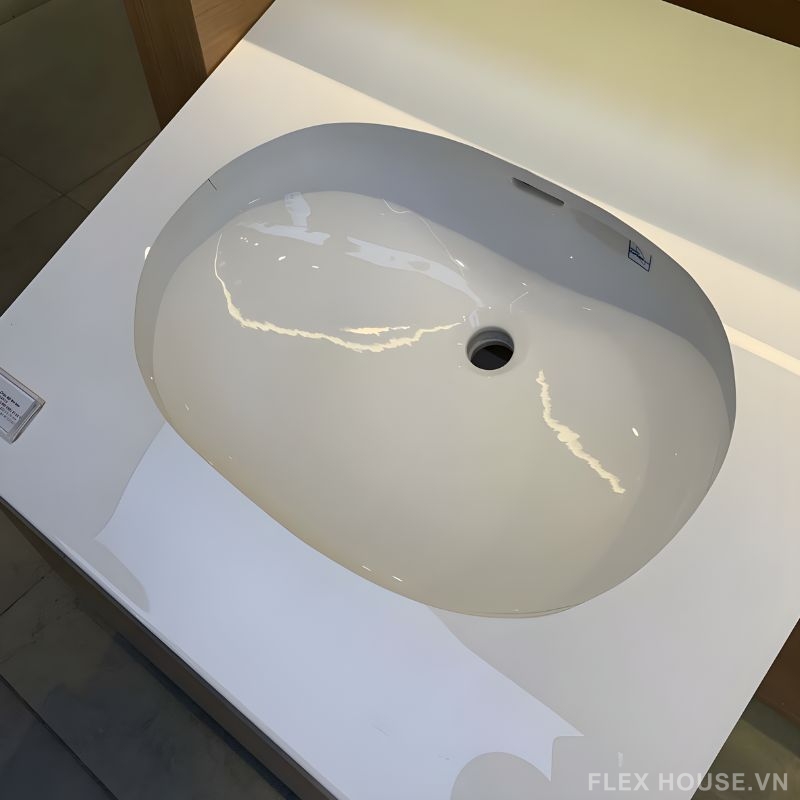 Chậu sứ rửa mặt âm bàn hiện đại TOTO LT548 2 Chậu sứ rửa mặt âm bàn hiện đại TOTO LT548 2