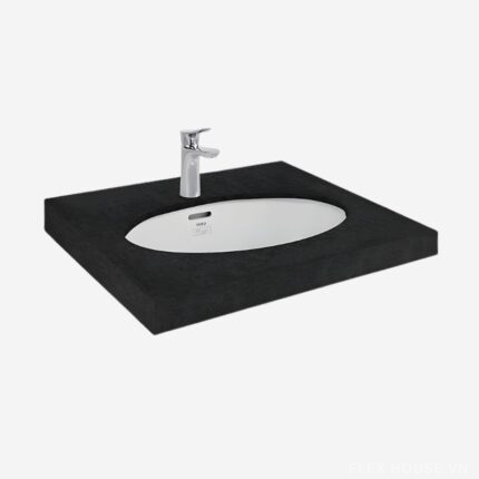 Chậu sứ rửa mặt âm bàn hiện đại TOTO LT548