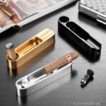 Gạt tàn cigar hợp kim kẽm thiết kế thanh dài CGL9799