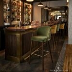 Ghế quầy bar dáng cao lưng tựa mộc rêu GS2418