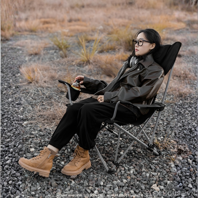 Ghế thư giãn cắm trại đa năng Mountainhiker JY0607 3 Ghế thư giãn cắm trại đa năng Mountainhiker JY0607 7