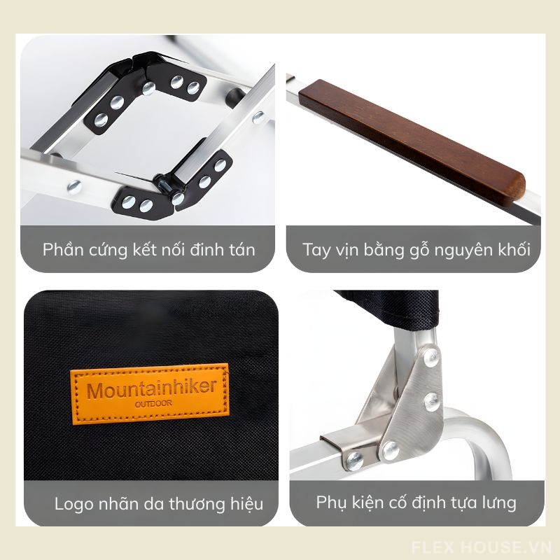 Ghế xếp dã ngoại khung kim loại cao cấp JM9992 2 Ghế xếp dã ngoại khung kim loại cao cấp JM9992 8