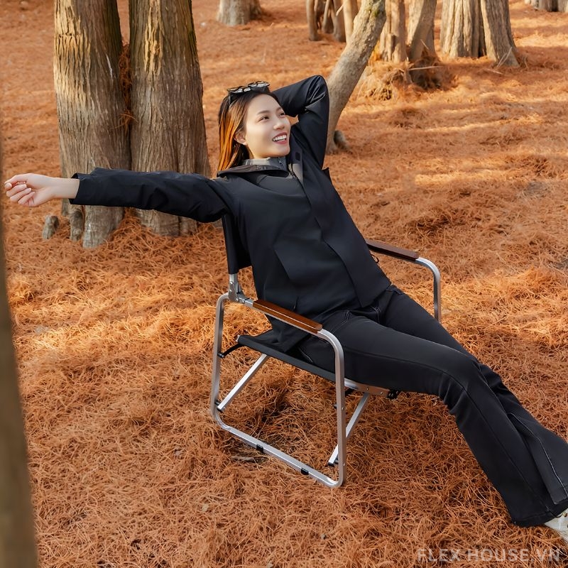Ghế xếp dã ngoại khung kim loại cao cấp JM9992 4 Ghế xếp dã ngoại khung kim loại cao cấp JM9992 10