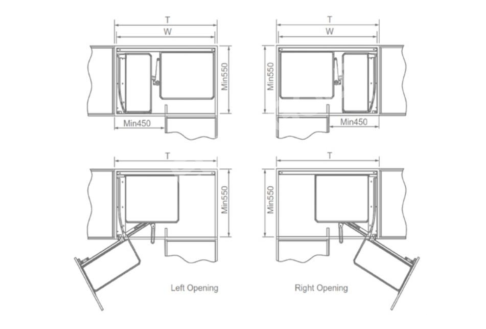 Giá góc liên hoàn nhôm ray giảm chấn Eurogold EUM10 4 Giá góc liên hoàn nhôm ray giảm chấn Eurogold EUM10 5