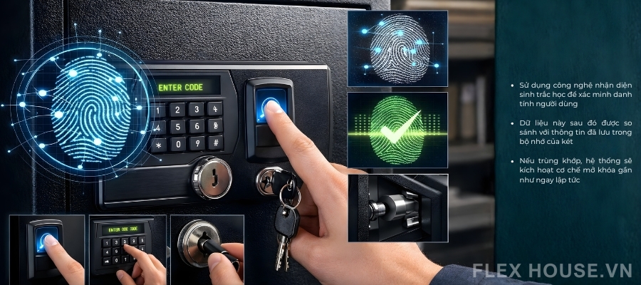 Két sắt vân tay có thật sự an toàn hơn két sắt khóa cơ? 2 Két sắt vân tay