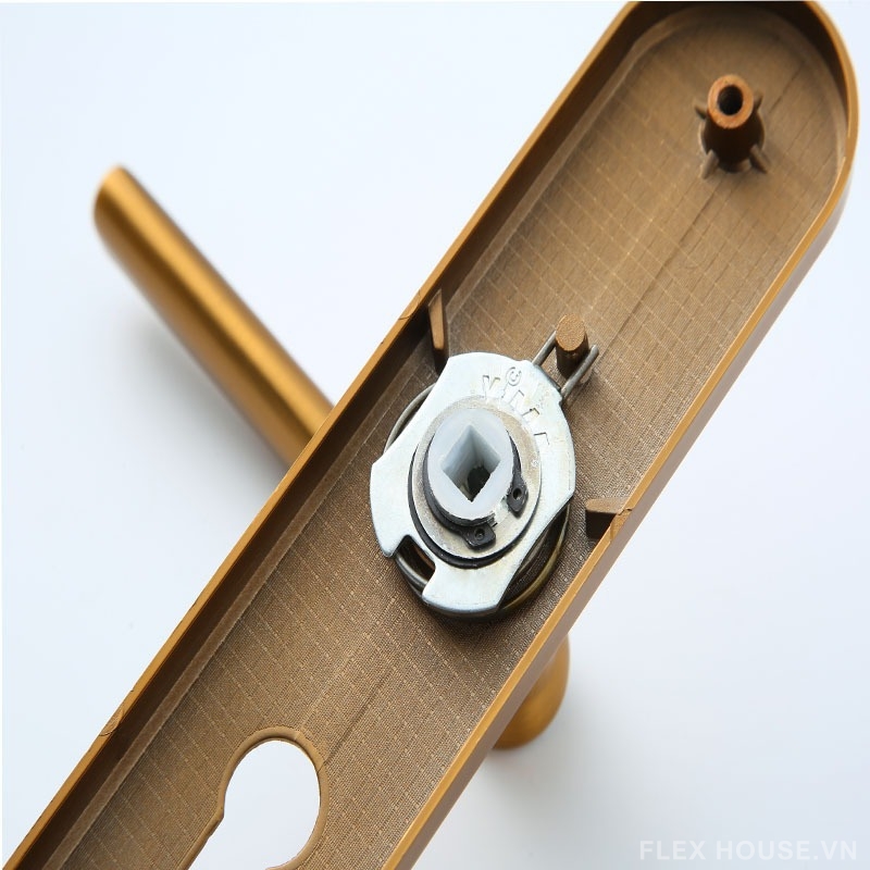 Khóa cửa hợp kim kẽm tay gạt tối giản YM7E308 4 Khóa cửa hợp kim kẽm tay gạt tối giản YM7E308 8