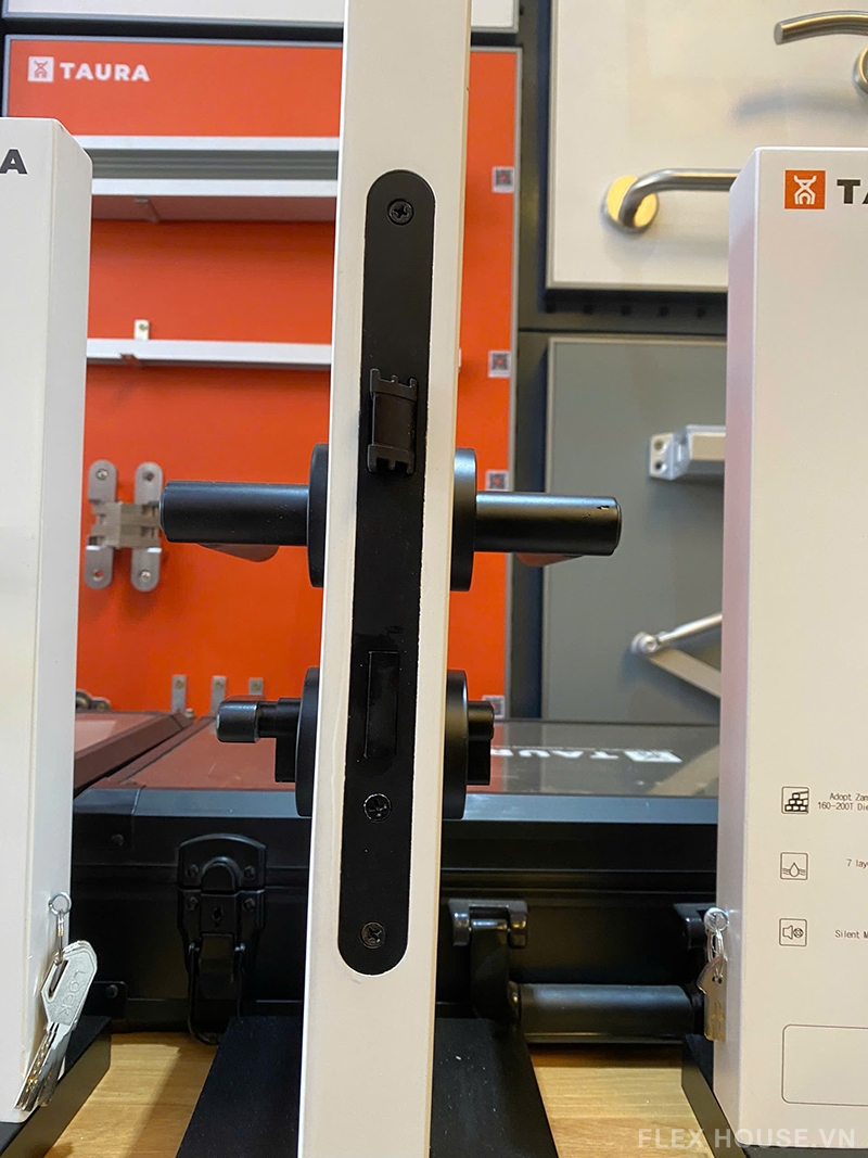 Khoá cửa phòng tay gạt phối gỗ tự nhiên Taura D72Z267 7 Khoá cửa phòng tay gạt phối gỗ tự nhiên Taura D72Z267 13