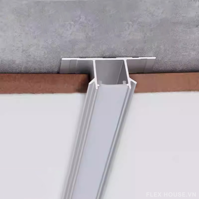 Nẹp nhôm trang trí dải đèn cho trần nhà XLK140 5 Nẹp nhôm trang trí dải đèn cho trần nhà XLK140 10