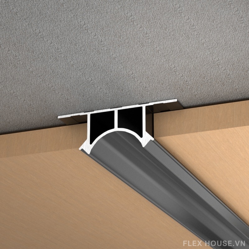 Nẹp nhôm trang trí rãnh chữ U cho trần nhà XLK138 3 Nẹp nhôm trang trí rãnh chữ U cho trần nhà XLK138 8