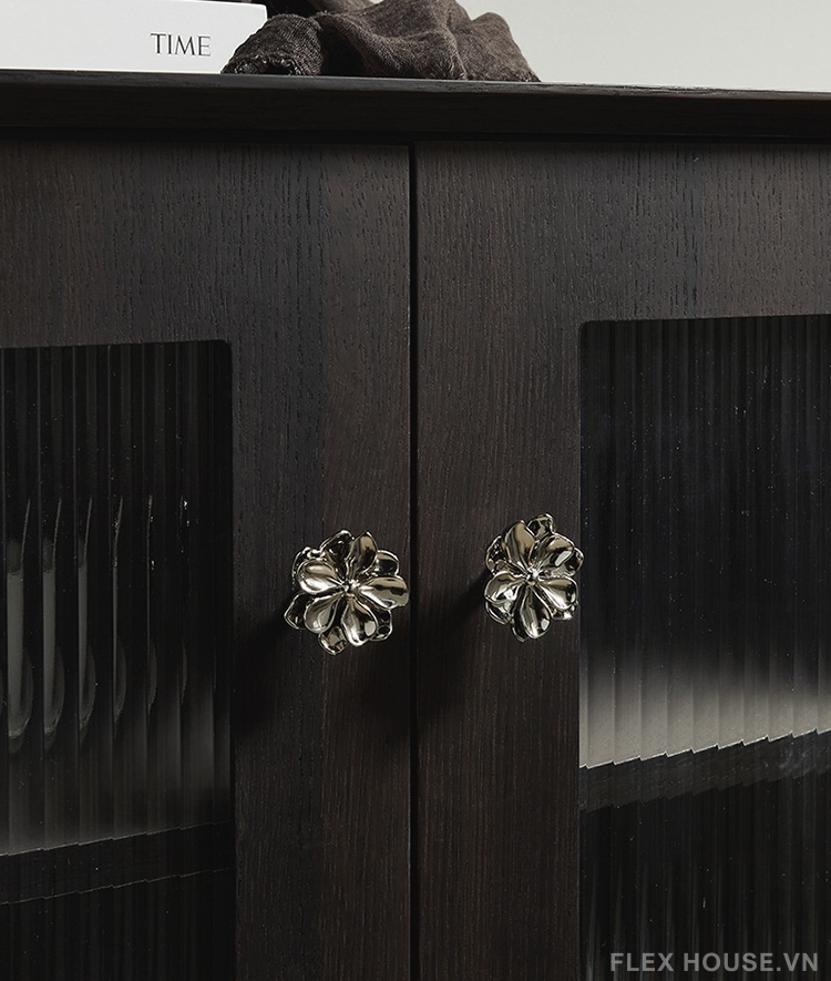 Núm tay nắm đồng hình hoa decor kệ tủ PALO14 6 Núm tay nắm đồng hình hoa decor kệ tủ PALO14 12