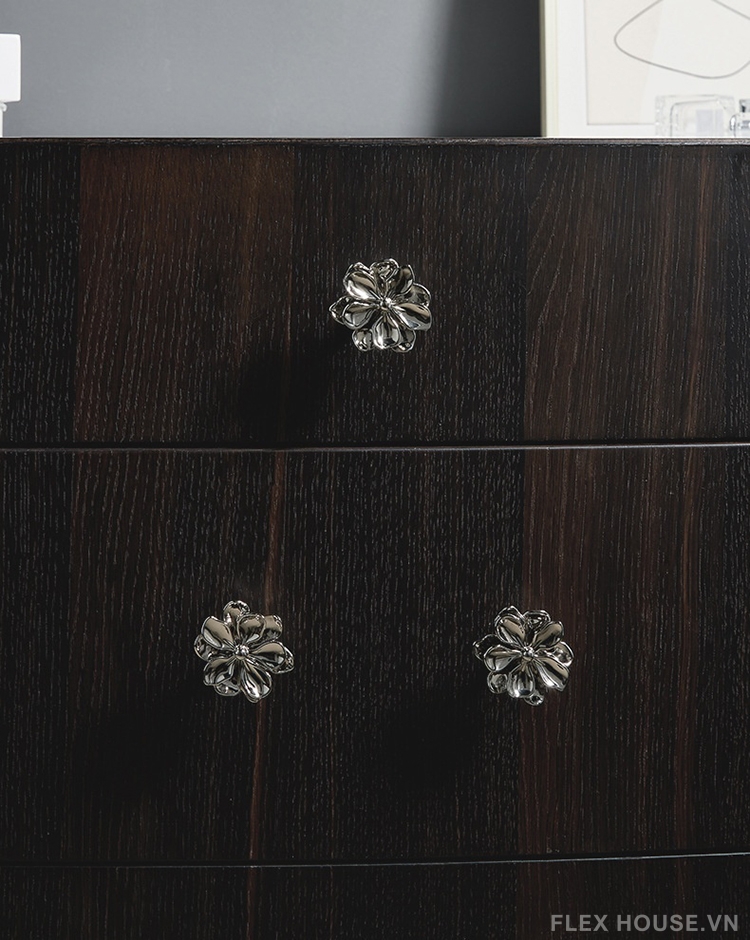 Núm tay nắm đồng hình hoa decor kệ tủ PALO14 7 Núm tay nắm đồng hình hoa decor kệ tủ PALO14 13