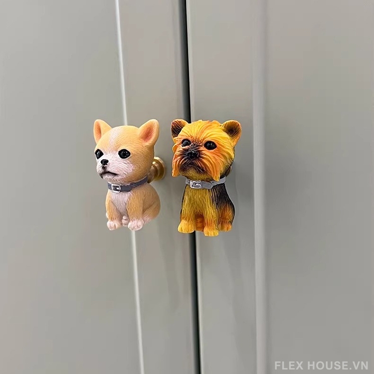 Núm tay nắm tủ chú chó decor phòng trẻ em JM5880 7 Núm tay nắm tủ chú chó decor phòng trẻ em JM5880 13