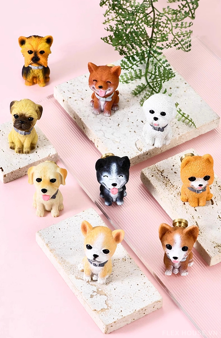 Núm tay nắm tủ chú chó decor phòng trẻ em JM5880 4 Núm tay nắm tủ chú chó decor phòng trẻ em JM5880 10