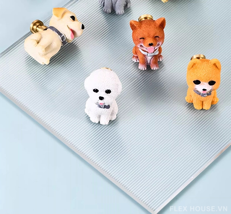 Núm tay nắm tủ chú chó decor phòng trẻ em JM5880 9 Núm tay nắm tủ chú chó decor phòng trẻ em JM5880 15