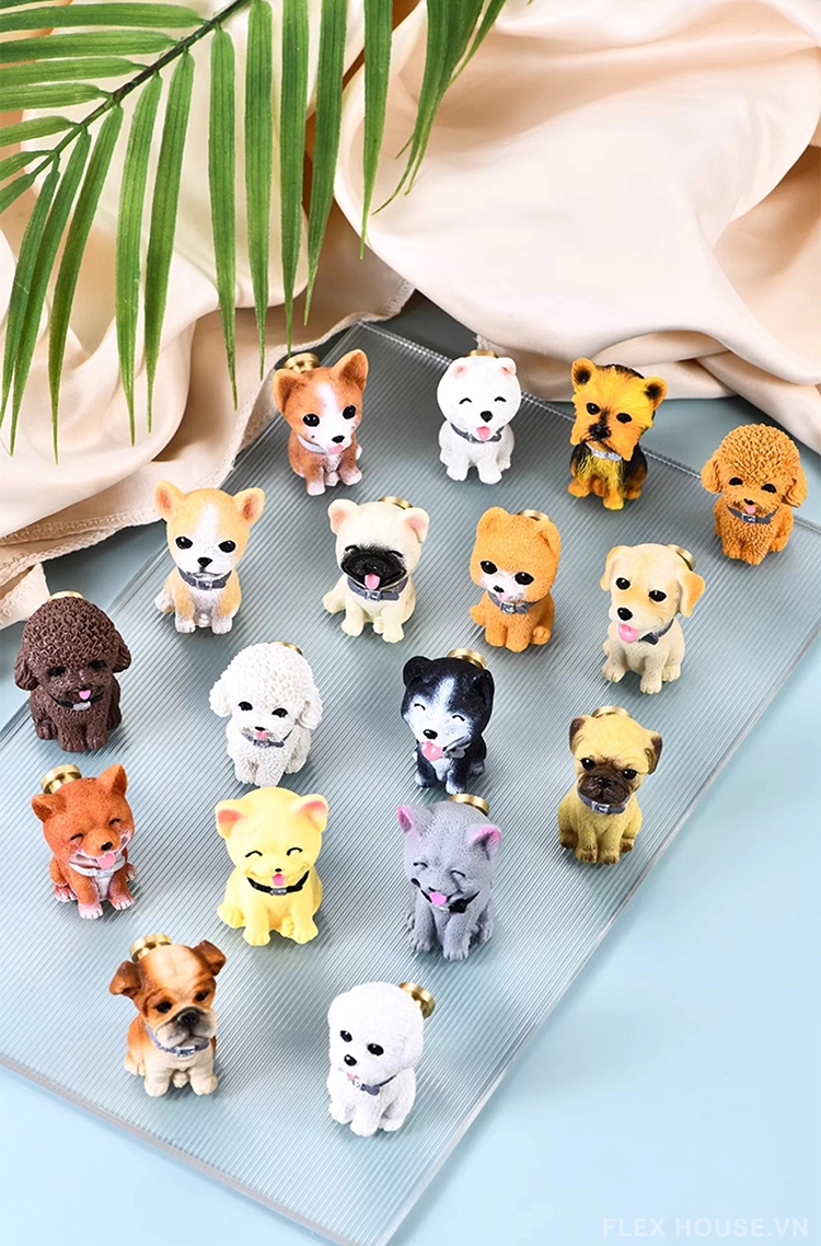 Núm tay nắm tủ chú chó decor phòng trẻ em JM5880 1 Núm tay nắm tủ chú chó decor phòng trẻ em JM5880 7