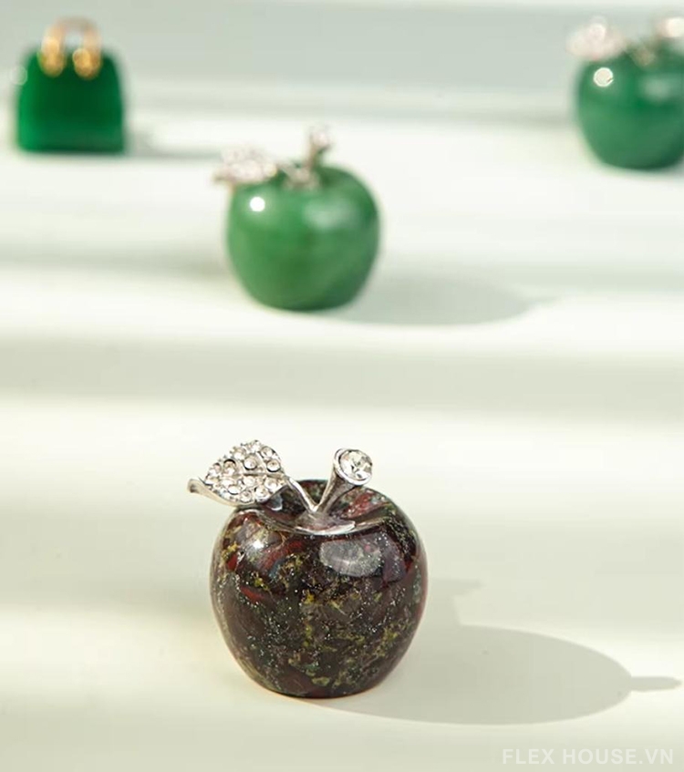 Núm tay nắm tủ đá cẩm thạch hình quả táo ZPK23123 3 Núm tay nắm tủ đá cẩm thạch hình quả táo ZPK23123 7