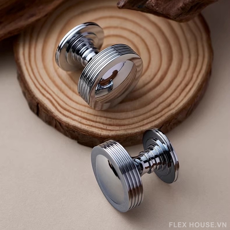 Núm tay nắm tủ đồng sang trọng màu bạc LT8419 9 Núm tay nắm tủ đồng sang trọng màu bạc LT8419 14