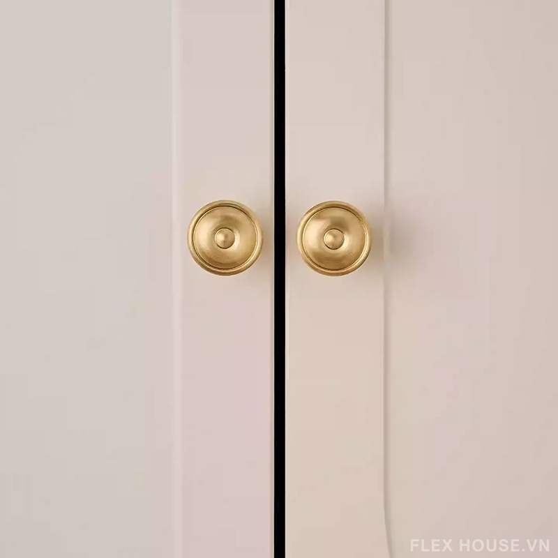 Núm tay nắm tủ đồng tròn phong cách Âu Retro LT5917 10 Núm tay nắm tủ đồng tròn phong cách Âu Retro LT5917 15