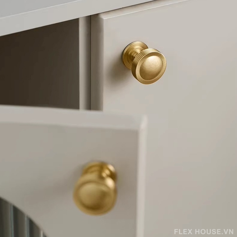 Núm tay nắm tủ đồng tròn phong cách châu Âu LT495 8 Núm tay nắm tủ đồng tròn phong cách châu Âu LT495 13