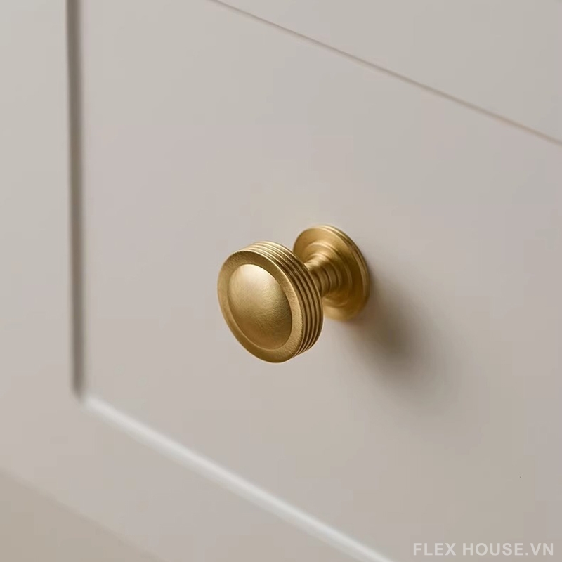 Núm tay nắm tủ đồng tròn phong cách châu Âu LT495 10 Núm tay nắm tủ đồng tròn phong cách châu Âu LT495 15