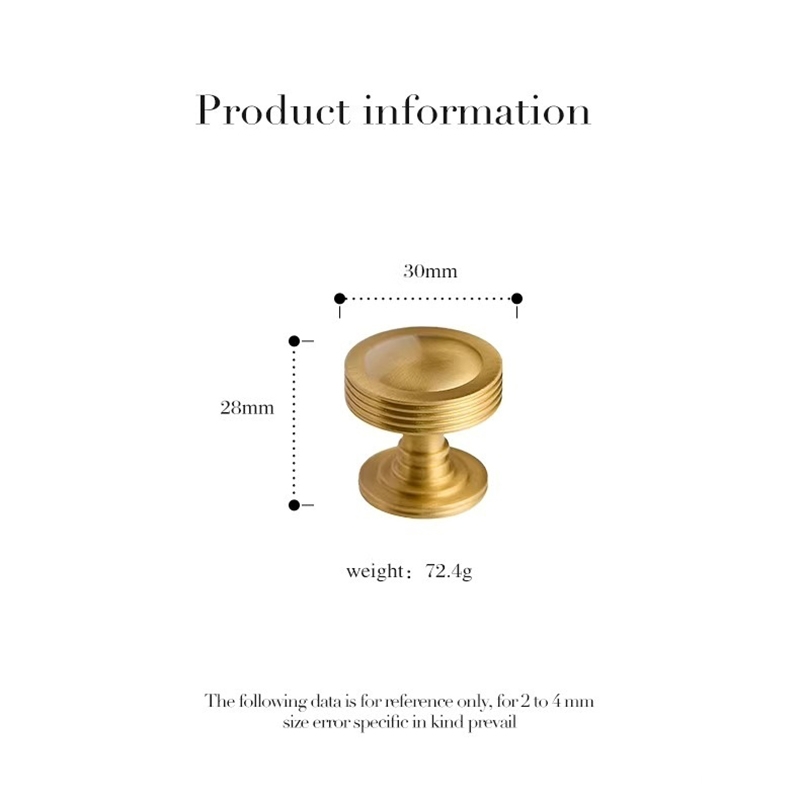 Núm tay nắm tủ đồng tròn phong cách châu Âu LT495 11 Núm tay nắm tủ đồng tròn phong cách châu Âu LT495 16