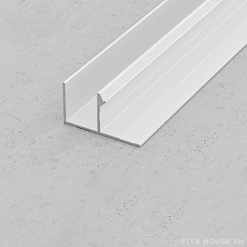 Nẹp nhôm trang trí rãnh chữ F treo cho trần nhà XLK137 2 Nẹp nhôm trang trí rãnh chữ F treo cho trần nhà XLK137 7
