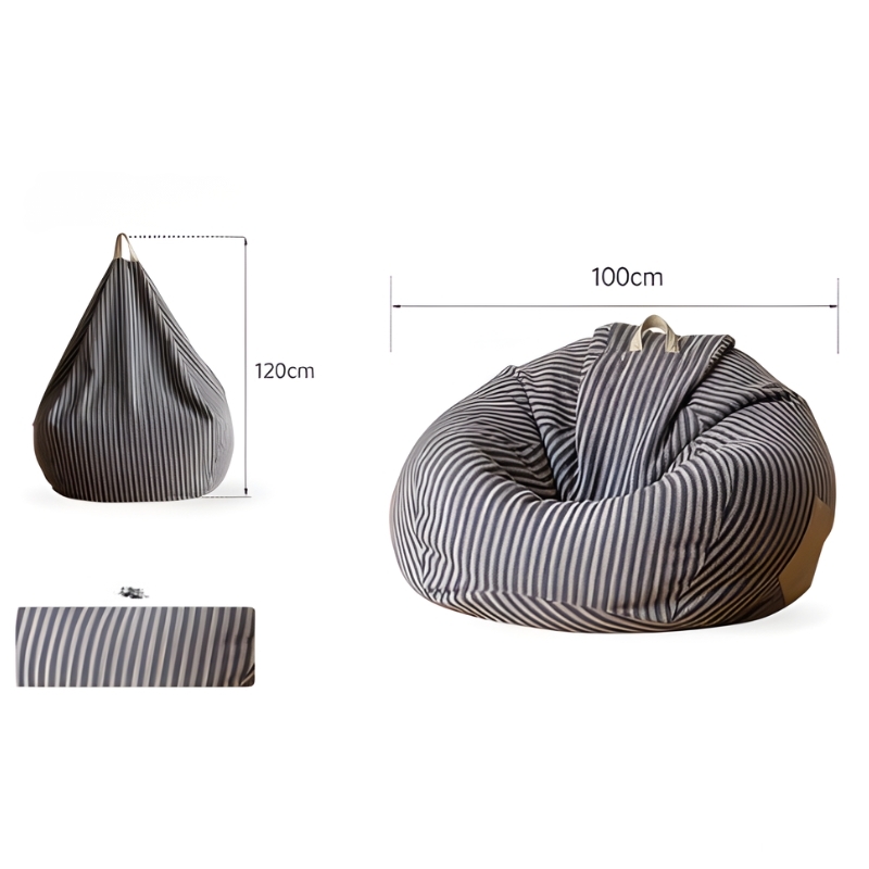 Sofa lười phòng khách hạt xốp phong cách Bắc Âu GJ2002 12 Sofa lười phòng khách hạt xốp phong cách Bắc Âu GJ2002 19