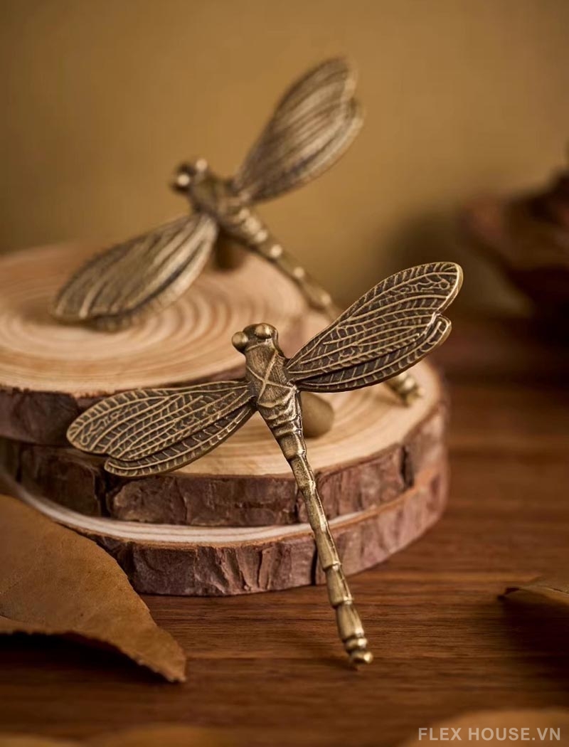 Tay nắm tủ chuồn chuồn đồng phong cách Vintage LT1733 10 Tay nắm tủ chuồn chuồn đồng phong cách Vintage LT1733 14