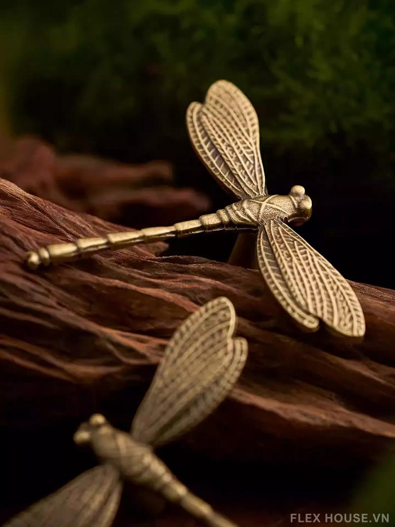 Tay nắm tủ chuồn chuồn đồng phong cách Vintage LT1733 8 Tay nắm tủ chuồn chuồn đồng phong cách Vintage LT1733 12