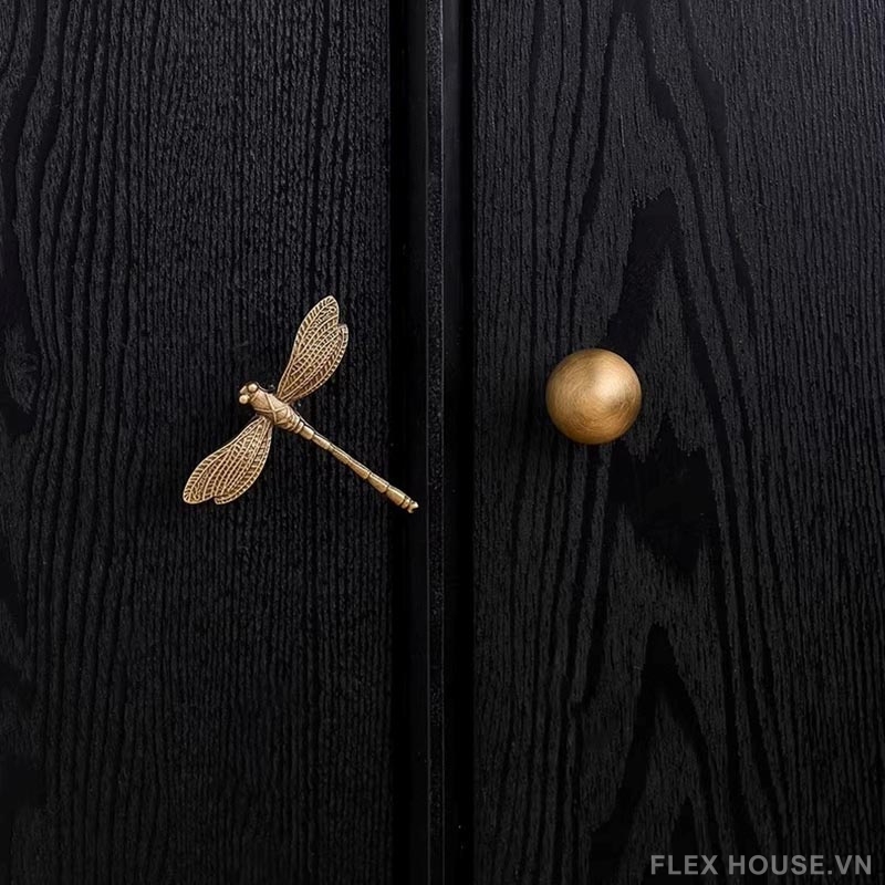 Tay nắm tủ chuồn chuồn đồng phong cách Vintage LT1733 7 Tay nắm tủ chuồn chuồn đồng phong cách Vintage LT1733 11