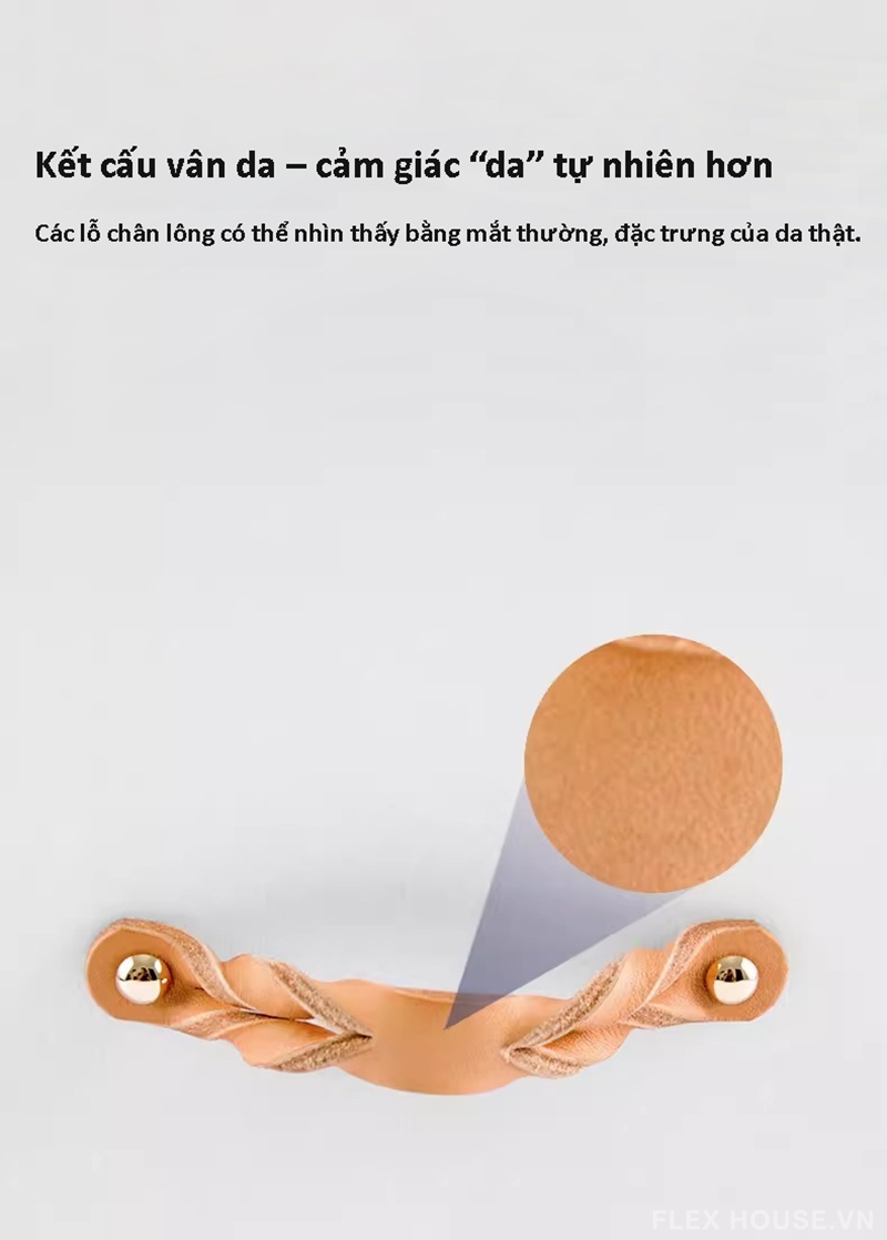 Tay nắm tủ da bò kiểu Scandinavia cao cấp JM5049 12 Tay nắm tủ da bò kiểu Scandinavia cao cấp JM5049 16
