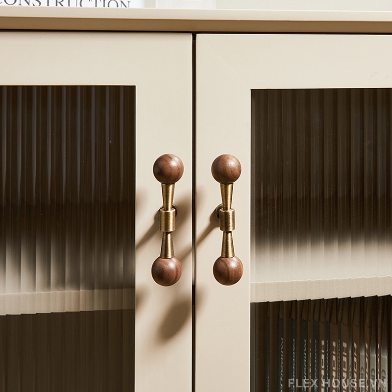 Tay nắm tủ đồng Retro phối gỗ kiểu Pháp PALO1982 7 Tay nắm tủ đồng Retro phối gỗ kiểu Pháp PALO1982 11