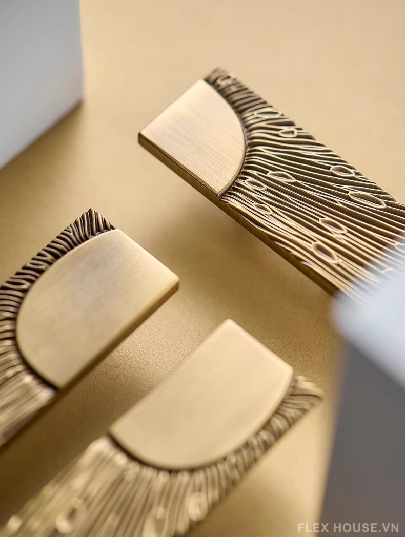 Tay nắm tủ đồng ánh dương Radiant LT2730 2 Tay nắm tủ đồng ánh dương Radiant LT2730 8