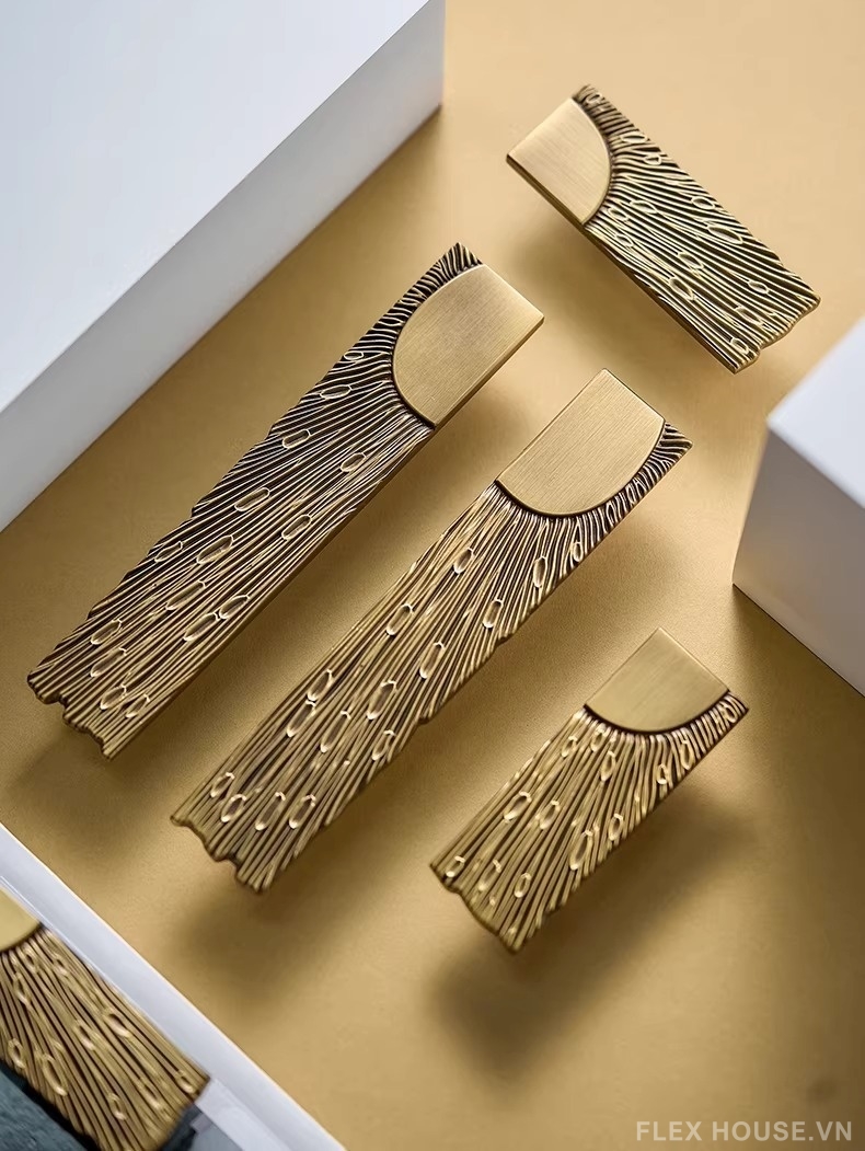 Tay nắm tủ đồng ánh dương Radiant LT2730 5 Tay nắm tủ đồng ánh dương Radiant LT2730 11