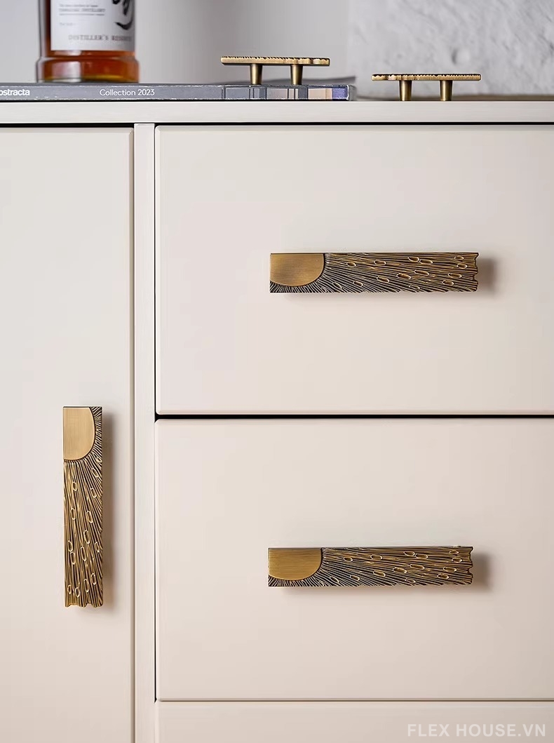 Tay nắm tủ đồng ánh dương Radiant LT2730 8 Tay nắm tủ đồng ánh dương Radiant LT2730 14