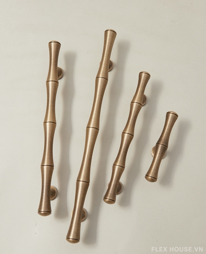 Tay nắm tủ đồng dáng tre thanh lịch Retro PALO9251 2 Tay nắm tủ đồng dáng tre thanh lịch Retro PALO9251 7