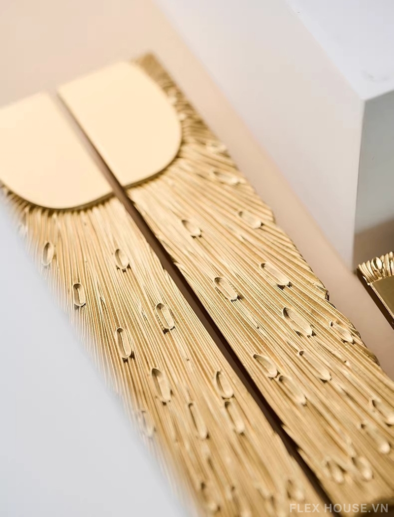 Tay nắm tủ đồng decor tia sáng hoàng kim LT2729 16 Tay nắm tủ đồng decor tia sáng hoàng kim LT2729 21