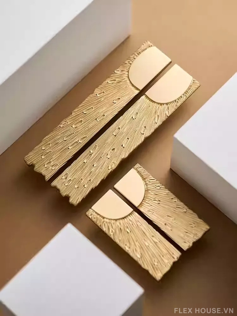 Tay nắm tủ đồng decor tia sáng hoàng kim LT2729 15 Tay nắm tủ đồng decor tia sáng hoàng kim LT2729 20